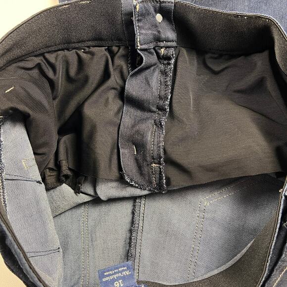 Democracy “Ab"solution® Ankle Skimmer Indigo Tummy Slimming Jeans Size 16 - Picture 9 of 14